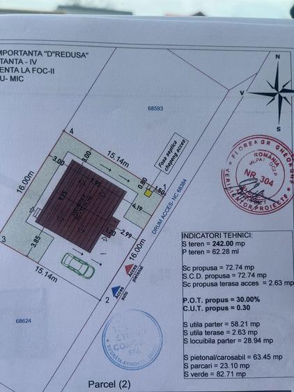 Teren construibil 242m , gaze curent pe strada , Strada Serelor - 2
