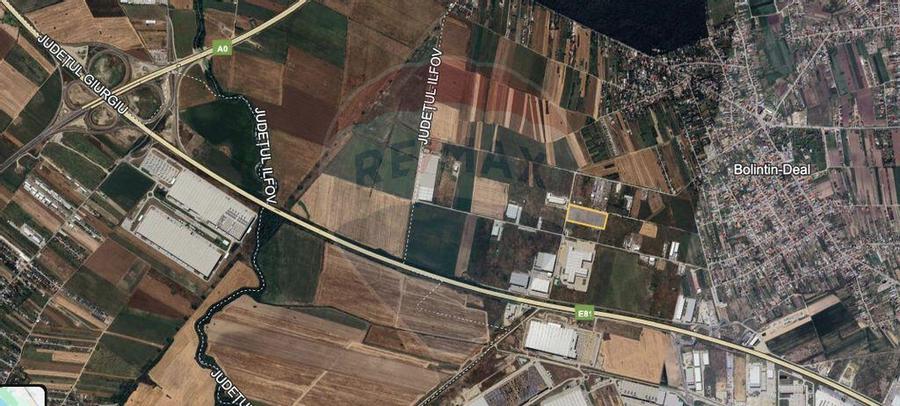 Teren Industrial 3ha/ Autostrada A2 Km 23/Dubla deschidere - 1