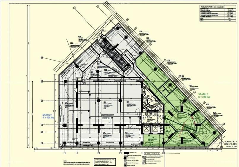 Universitate | Cladire de Birouri | Spatiu Birouri | 556 MP | Etajul 3 - 1
