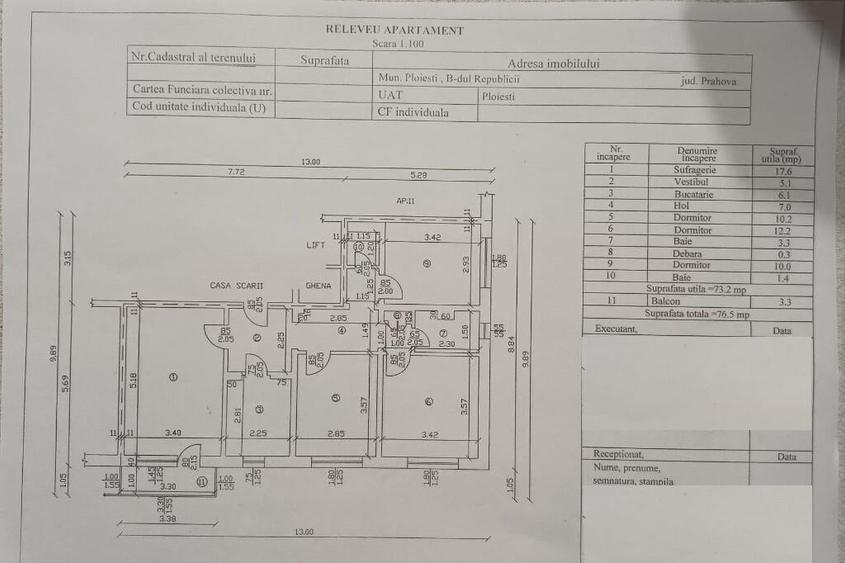 Apartament 4 camere de vanzare Ploie?ti, Bld. Republicii - 9
