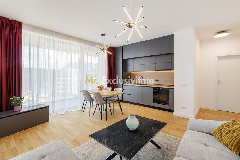 Apartament cu 2 camere decomandat, mobilat în Băneasa