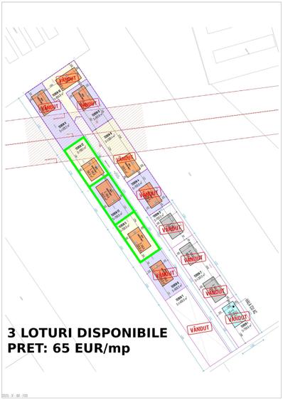 Loturi Teren Industrial Hale Bragadiru 700m de Centura Bucuresti De la 65/mp - 1