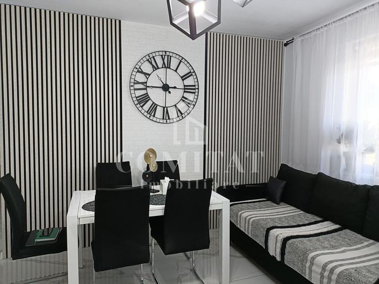 Apartament cu 3 camere semidecomandat, mobilat în Florești