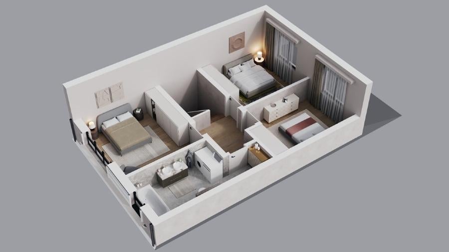 Duplex 1/2 - P+1+M, 160 mpU+terasa, 3 bai, 290 mpT - VANZATOR p. fiz, COMISION 0 - 8