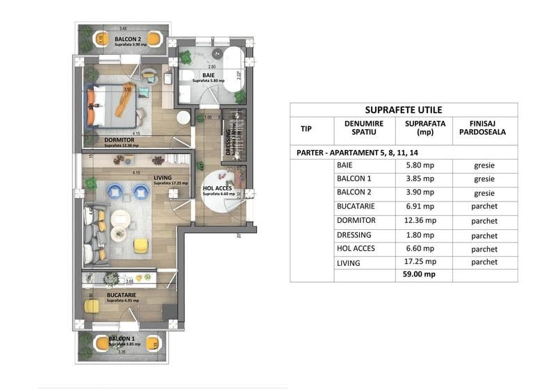 Apartamente Direct de la Dezvoltator - 5