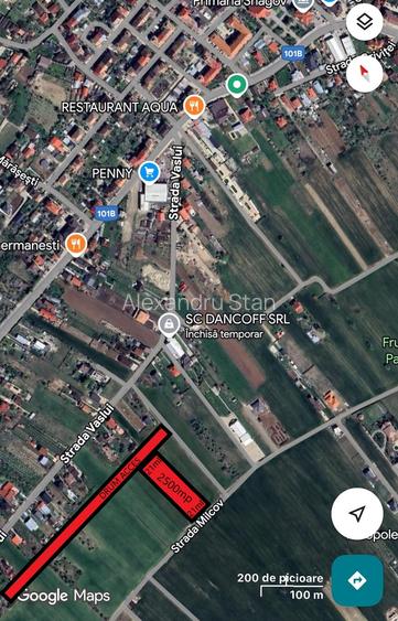 Teren intravilan 2.000mp  – Ghermănești, Snagov | Dublă deschidere 20ml |