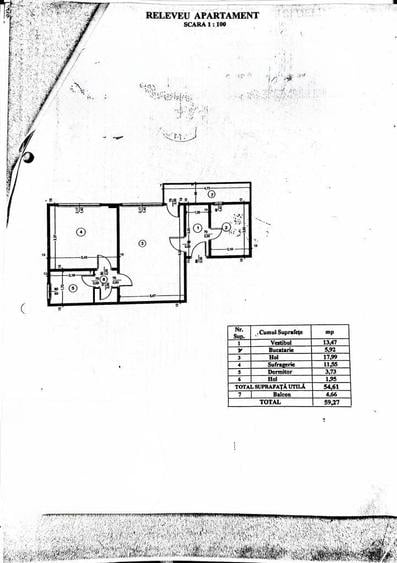 Apartament 2 camere, 60 mp, 1 Mai / Piata Chibrit, etaj 5/7 proprietar - 13