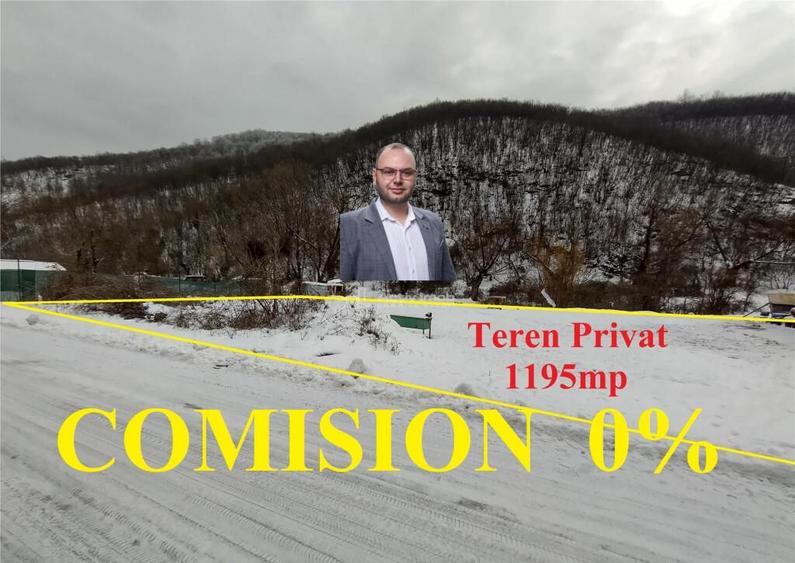 Ciclova, Teren Intravilan cu nr de Casa, 1195mp, La Sosea, Z - 4