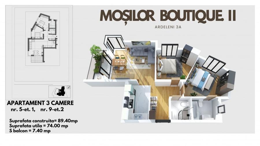 Mosilor Dacia-Eminescu- Apartamente 2026 - 2