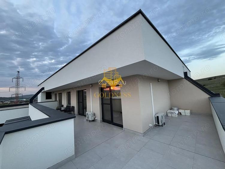 3 camere, modern, parcare, prima inchiriere, terasa 46 mp, totul nou