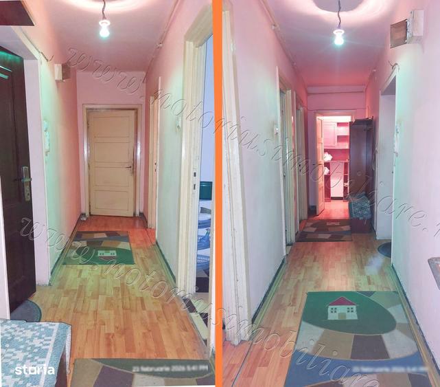 Apartament doua camere in OM, zona Poli?ie. Are boxa, parter inalt. - 2