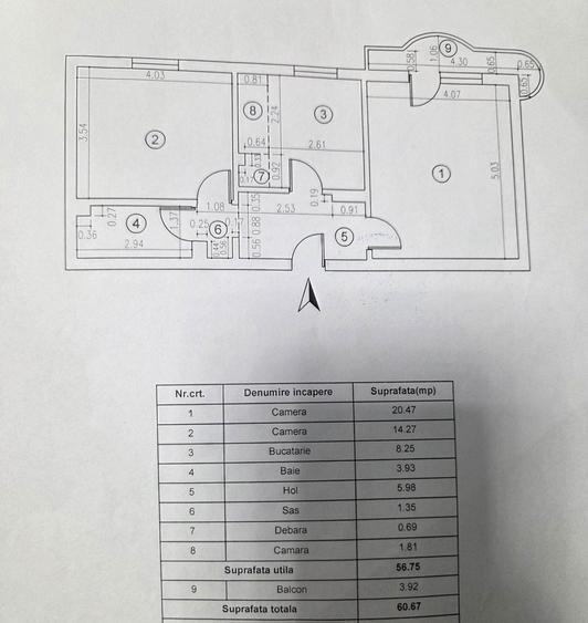 Proprietar, vand apartament 2 camere 13 Septembrie-Prosper, et. 1/8 - 6