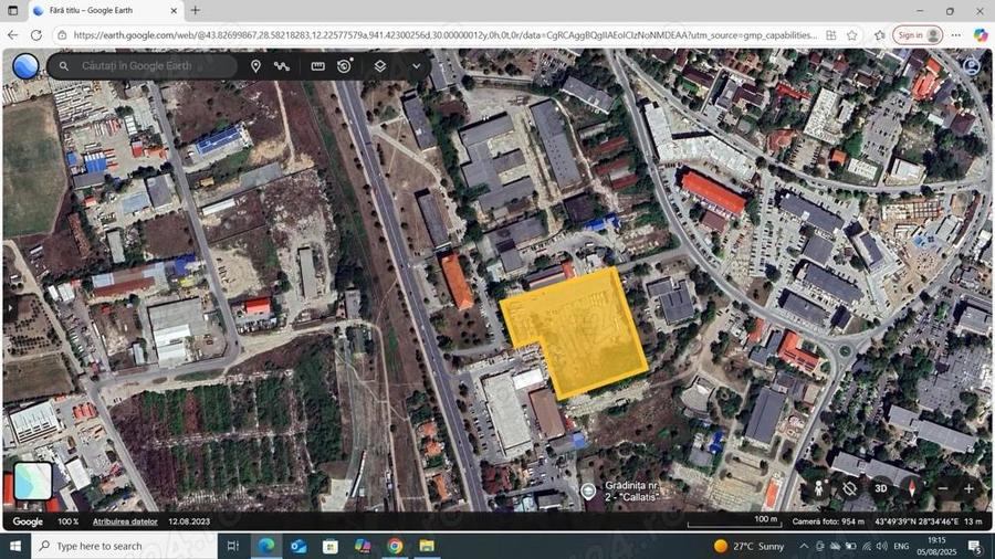 Mangalia Saturn teren intravilan construibil 12688mp pret 120euro mp - 3