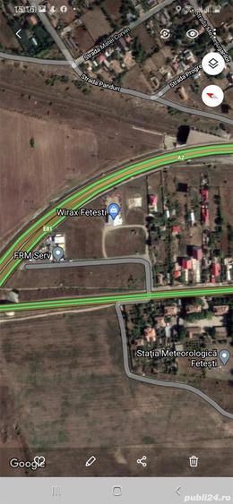 Teren intravilan 900m2 de inchiriat sau vanzare in Mun Fetesti,langa Autostrada Soarelui A2 - 1
