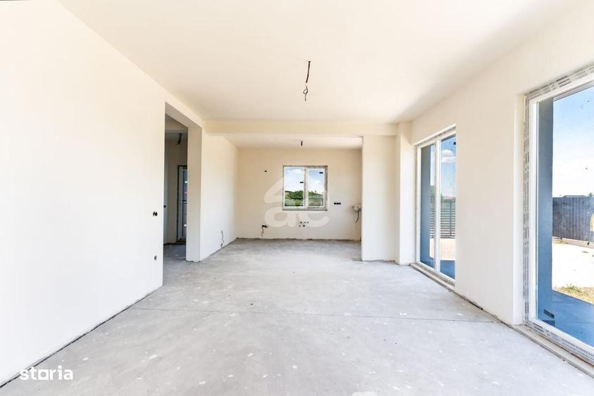 NOU- Casa individuala semifinisata- 5 camere- Jucu de Mijloc - 6