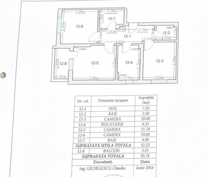Apartament 3 camere de vanzare - 3