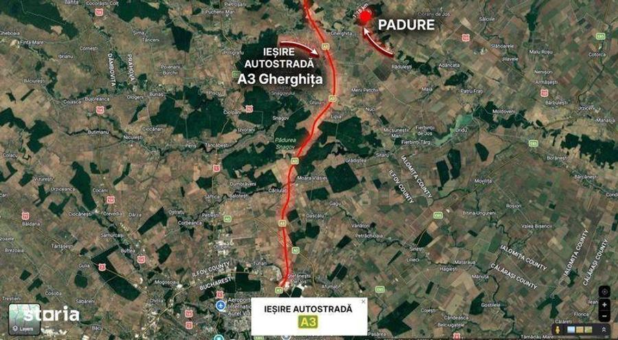 Padure perfecta pentru tiny house Prahova langa Autostrada A3 - 1