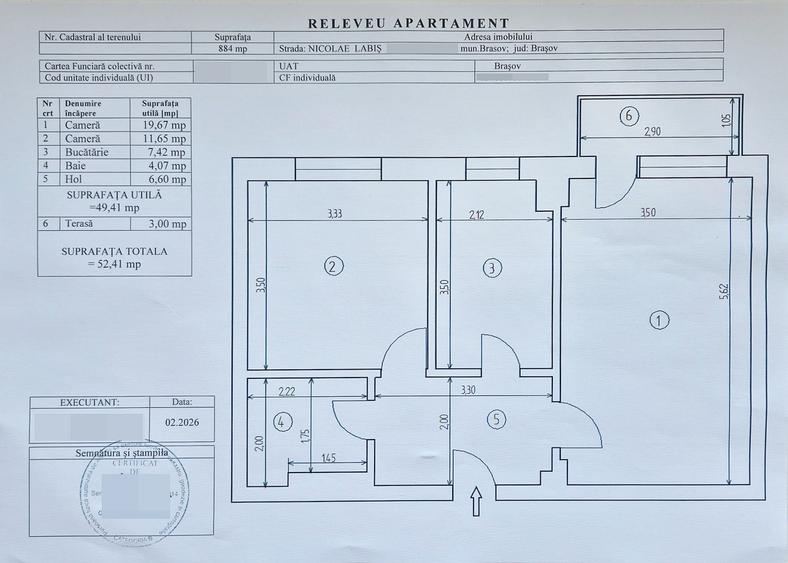 Zona Tractorul, apartament decomandat 2 camere si parcare, disponibil imediat. - 10
