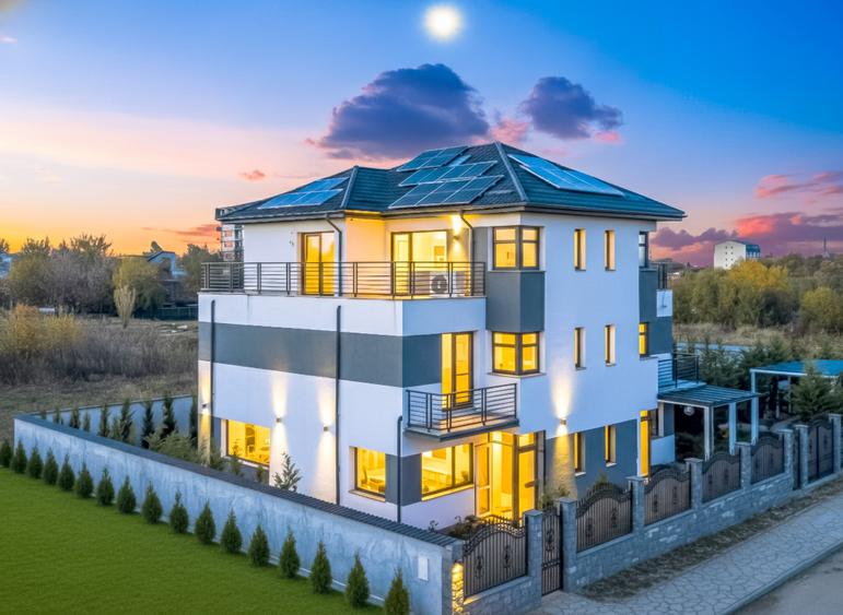 Vilă P+2 Premium (S6, Lacul Morii) Construită de Proprietar | ⚡5 Ani  Gratis** - 1