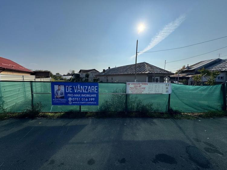 Teren 1000 mp cu Autorizatie valabila de Construire pentru 3 Case P+1 - 1