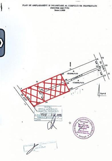 3000 mp teren intravilan, parcelat in 3 bucati Valea Lupului - 1