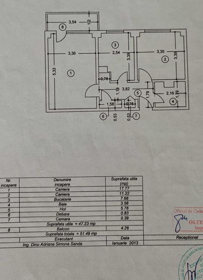 Iancului proprietar - 2 camere decomandat, 1979, 9/11, metrou Iancului - 3