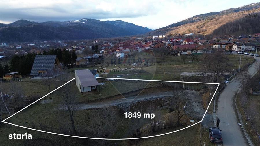 Teren de vanzare in Leresti si casa la rosu cu vedere spre Iezer - 7