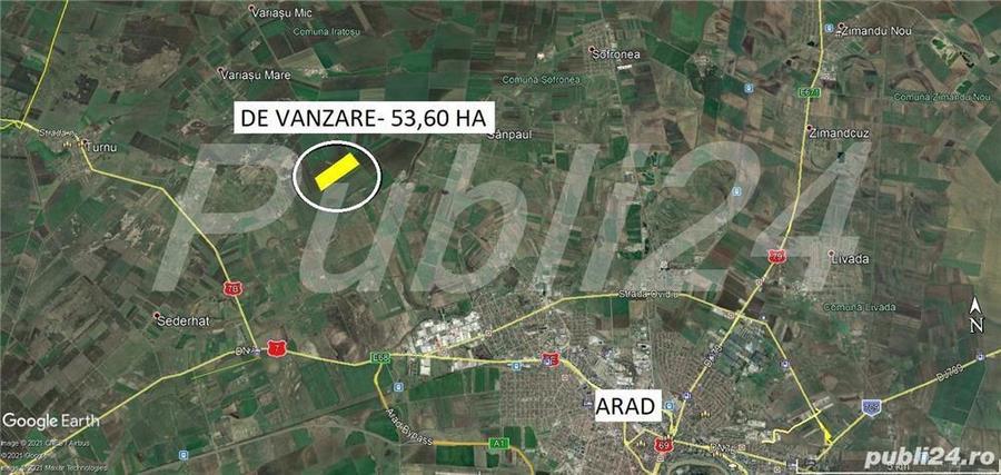 53,60 ha teren la soseaua Arad- Iratos - 3