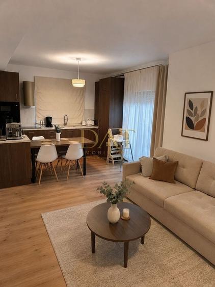 Apartament cu 3 camere semidecomandat, mobilat în Apahida