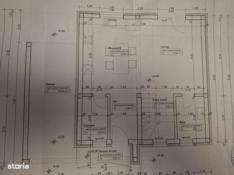 Casa Martinesti cu 3 camere+living, parcare acoperita ?i teren 450mp. - 11