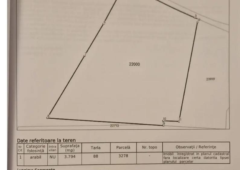 Teren de vanzare 5.100 mp - 1