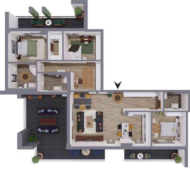 Penthouse TREVI 3 - 33