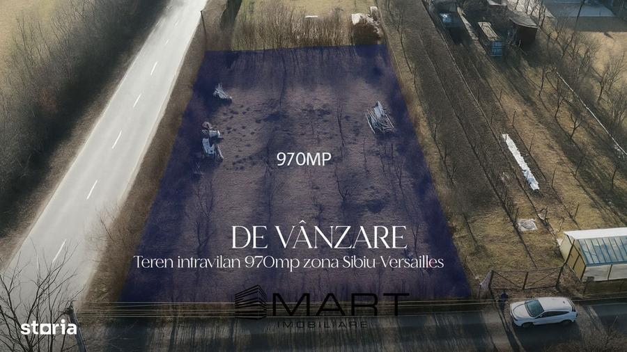 Teren intravilan 974mp Sibiu - Versailles - 1