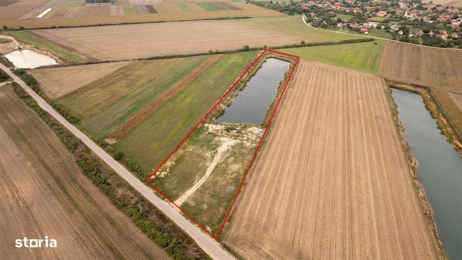 Teren extravilan Santaul Mic cu luciu de apa - 5