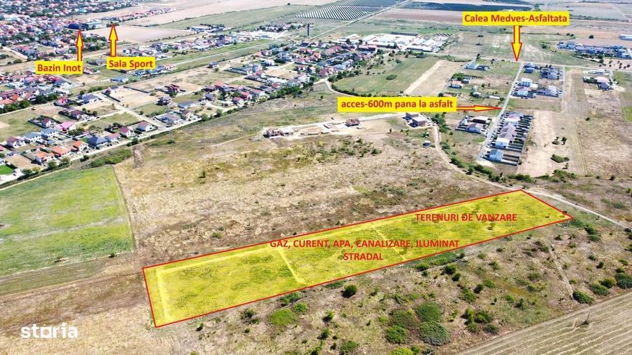 Terenuri de vanzare Mosnita Noua TOATE UTILITATILE-plata RATE - 5