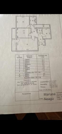 Vânzare apartament 3 camere - 10