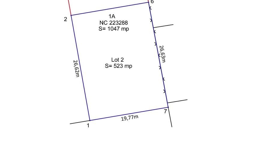 Teren intravilan, deschidere 27 m, 523 mp, zona Bariera Valcii - 1