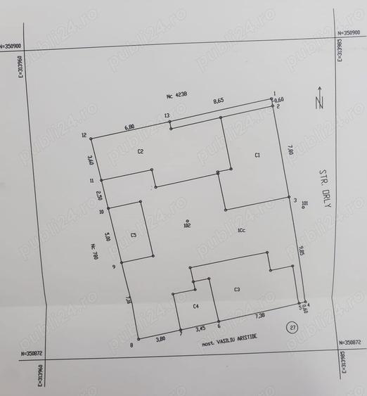 Casa amplasata pe un teren de 280mp cu potential comercial pe str Orly - 3