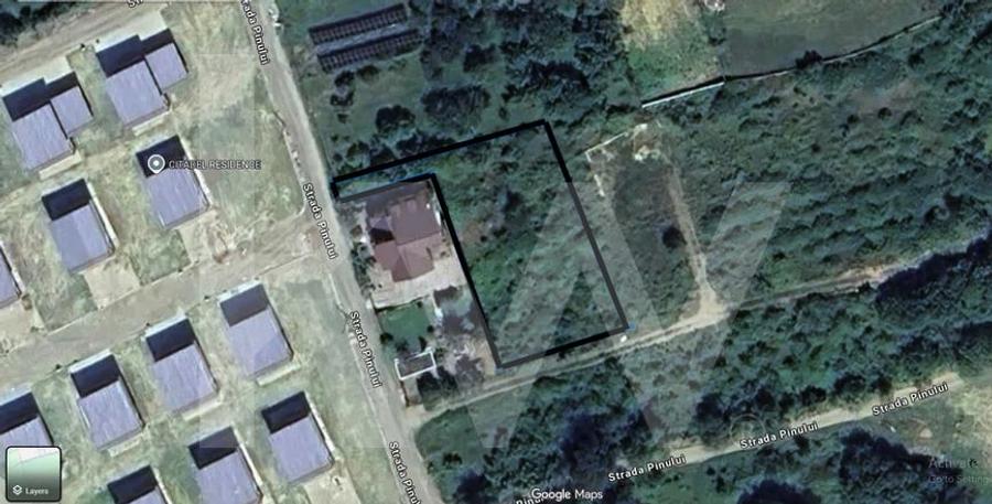 Teren intravilan de 1409 mp cu PUZ - Cisnadioara - 1