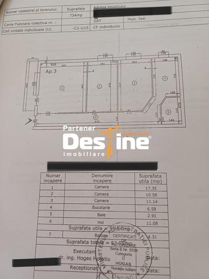 Apartament 3 camere decomandat 65mp - Etaj 1 - Acces rapid Pacurari - 9