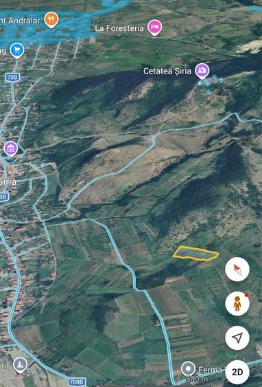 Siria teren extravilan pe deal 2 ha, panorama 360 - 2