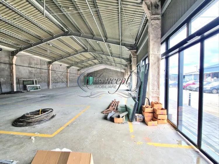 Spatiu comercial tip hangar cu expunere si acces auto situat in Someseni