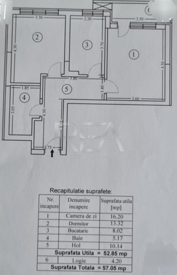 2 camere, et 9/12, 57 mp, bloc 2016-Lujerului - 6