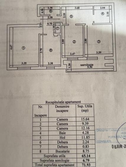 Etajul 3-Blvd.Independentei-Garaj-3 camere - 8