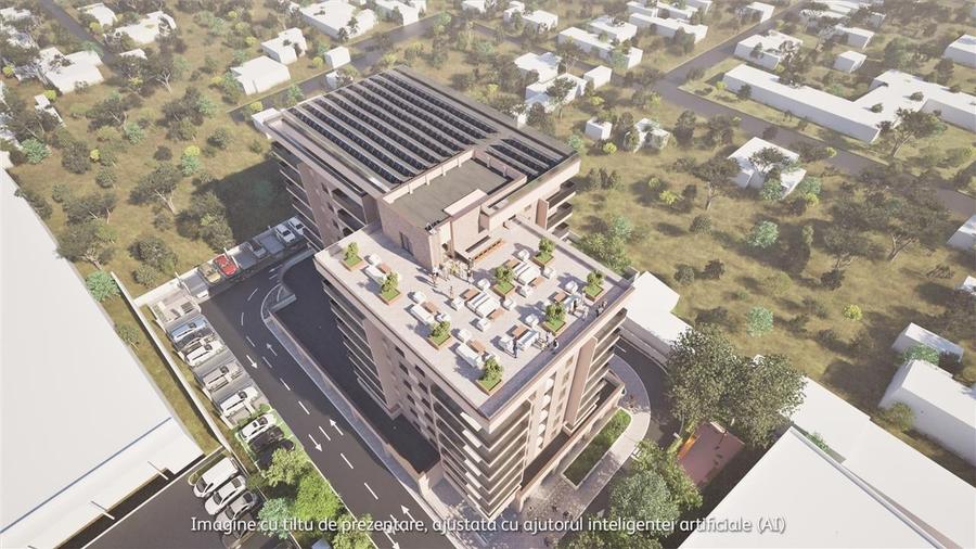 Teren de vanzare cu autorizatie de constructie si proiect P+8 - 4