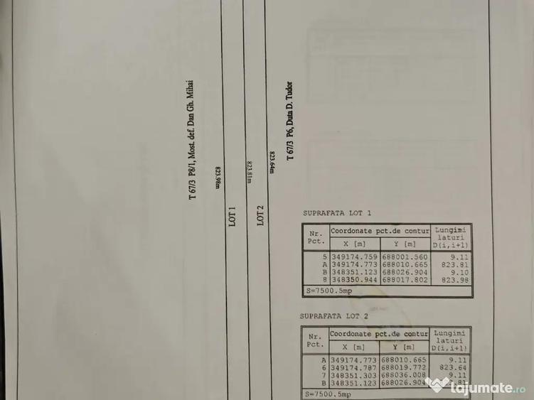 Teren Agricol Slobozia 7500mp Lotizat prin expertiza tehnica - 1