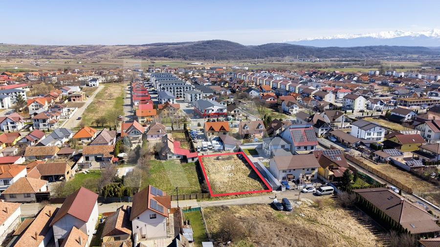 Teren intravilan in Selimbar, Sibiu | 1.024 mp | Deschidere 22 m - 2