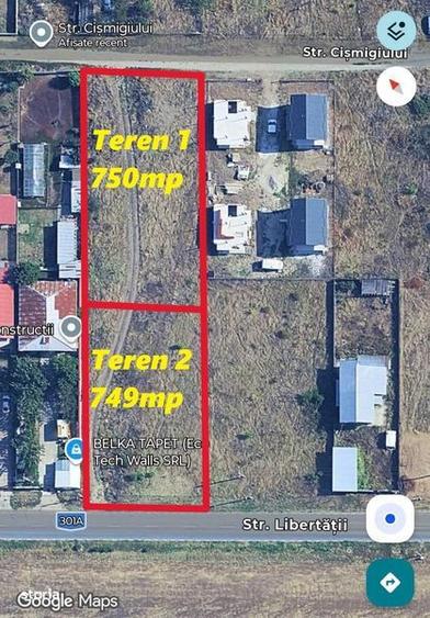 Teren intravilan Balaceanca 750mp si 749mp - 2