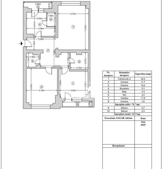 Apartament 3 camere Unirii Apartament 3 camere Unirii