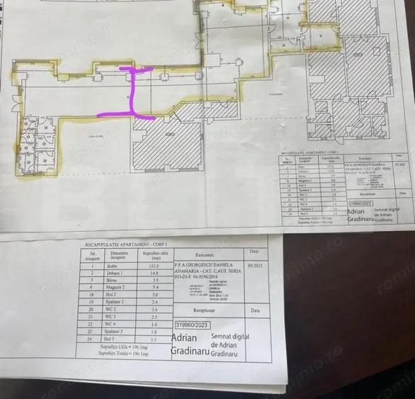 Spa?iu comercial, 196.1 mp , zona Calea Bucure?ti - 1